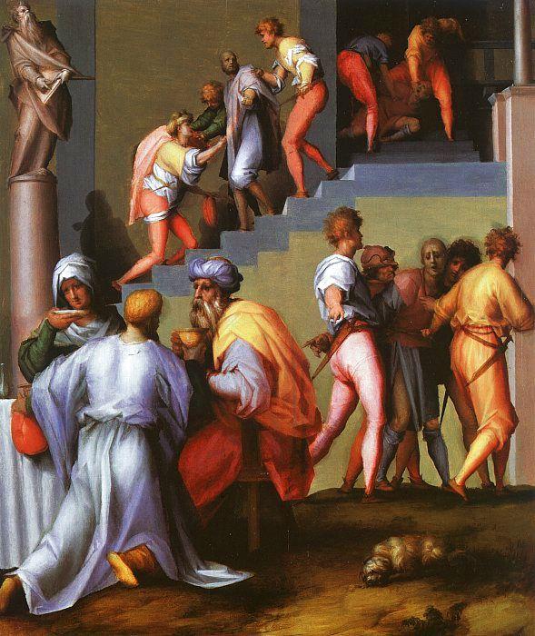 Jacopo Pontormo Punishment of the Baker